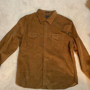 Caramel Cord Shirt Jacket